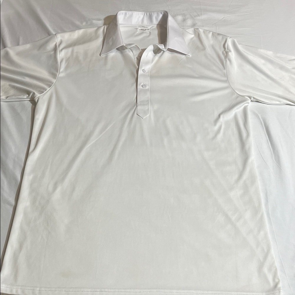 Elegant White Men's Polo Shirt
